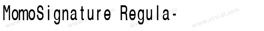 MomoSignature Regula字体转换